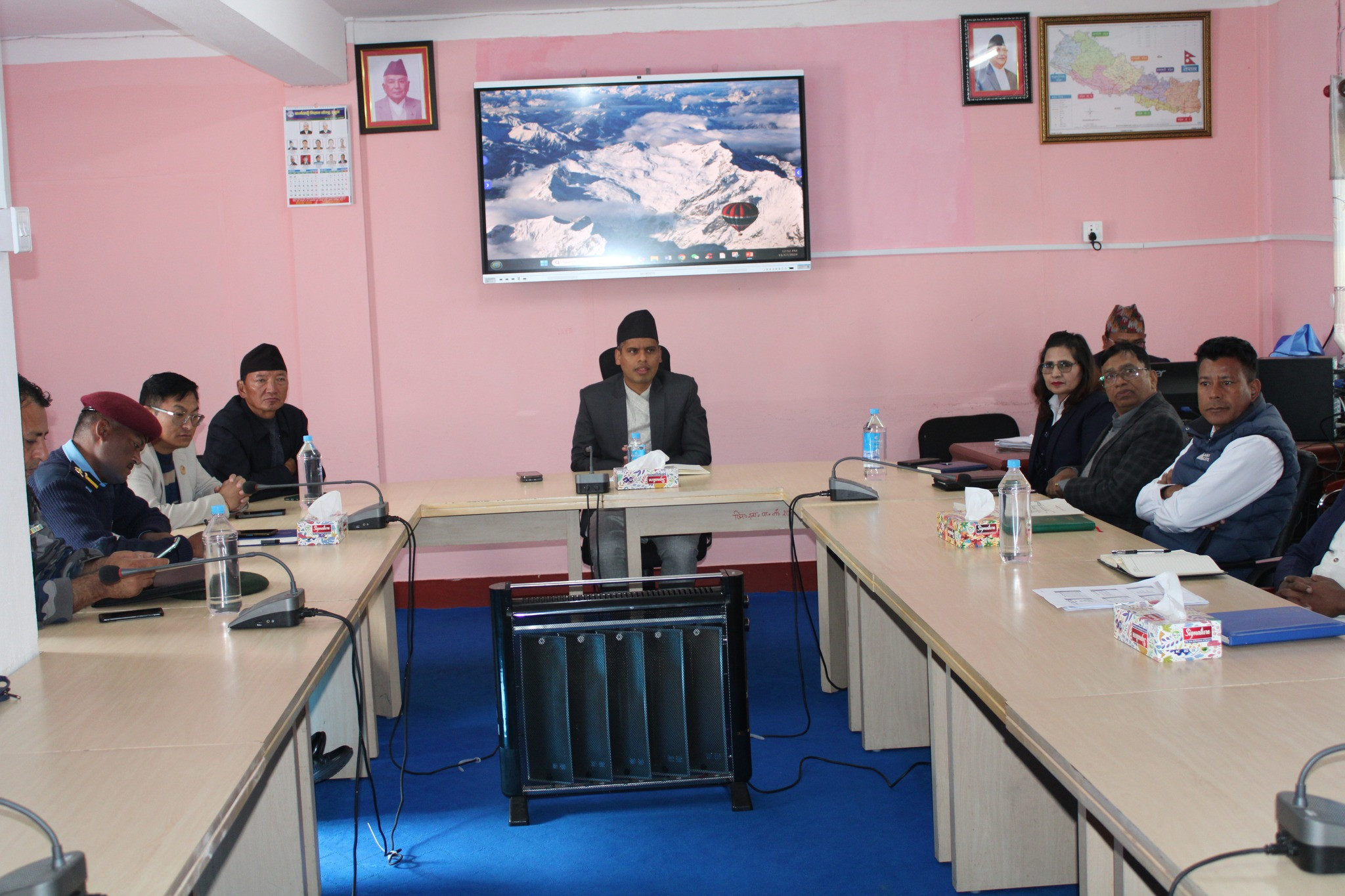 जिल्ला विपद् व्यवस्थापन समितिको बैठक