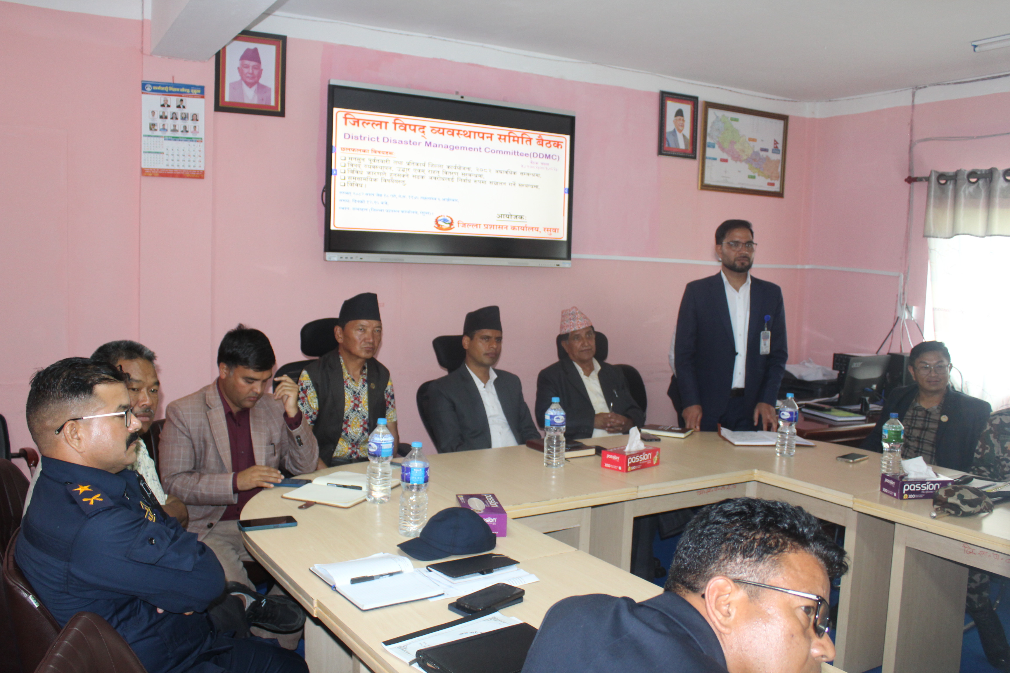 जिल्ला विपद् व्यवस्थापन समिति (District Disaster Management Committee-DDMC) बैठक